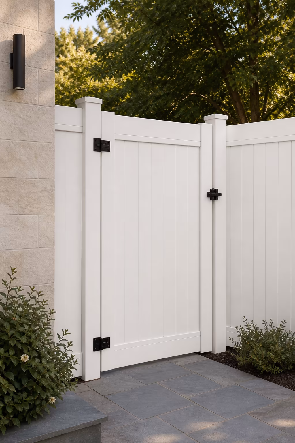 Concept visualization of matching privacy gate hardware
